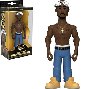 FUNKO GOLD 5" TUPAC SHAKUR 5" VINYL FIGURE