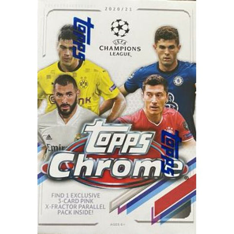 2020-2021 TOPPS CHROME UEFA CHAMPIONS LEAGUE BLASTER BOXES