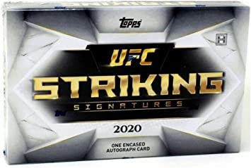 2020 TOPPS UFC STRIKING SIGNATURES BOXES