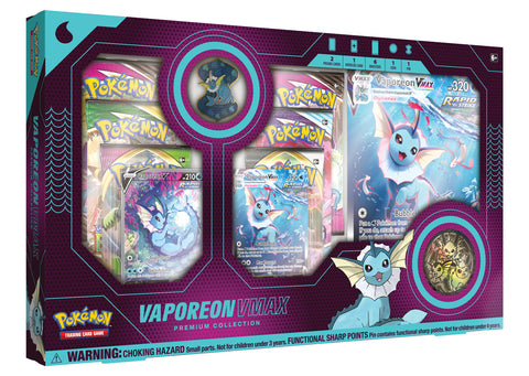 POKEMON EEVEE EVOLUTIONS VAPOREON VMAX PREMIUM COLLECTION BOXES - BRAND NEW!