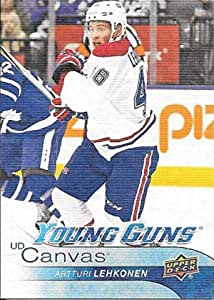 2016-17 UPPER DECK HOCKEY #C232 MONTREAL CANADIENS - ARTTURI LEHKONEN YOUNG GUNS CANVAS ROOKIE CARD