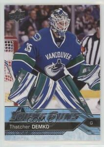 2016-17 UPPER DECK HOCKEY #472 VANCOUVER CANUCKS - THATCHER DEMKO YOUNG GUNS ROOKIE CARD