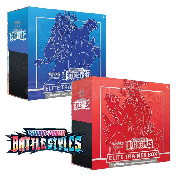 POKEMON SWSH BATTLE STYLES ELITE TRAINER BOXES -BLUE