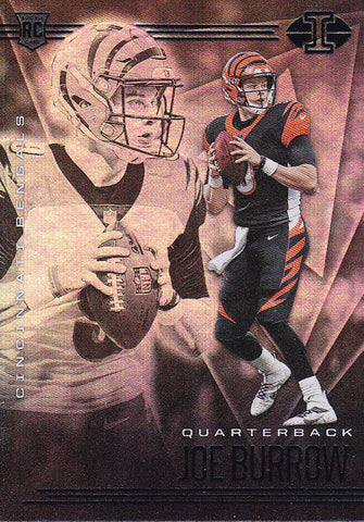 2020 PANINI ILLUSIONS FOOTBALL #5 CINCINNATI BENGALS - JOE BURROW ROOKIE CARD RAW