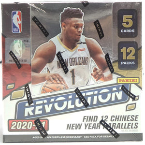 2020-2021 PANINI NBA BASKETBALL REVOLUTION CHINESE NEW YEAR HOBBY BOX SINGLE PACKS - BRAND NEW!