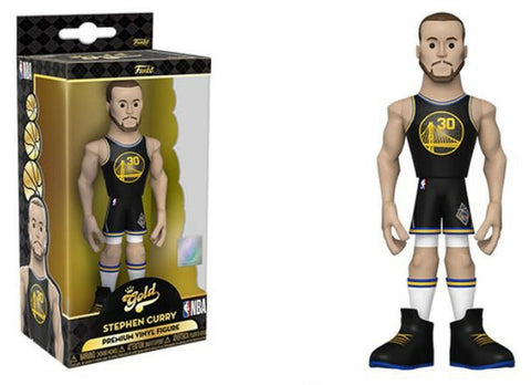 FUNKO GOLD NBA 5" STEPH CURRY "CITY" UNIFORM PREMIUM VINYL FIGURE - CHRISTMAS BLOWOUT SALE!!!