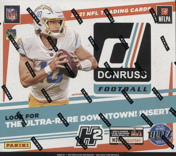 2021 PANINI DONRUSS NFL FOOTBALL H2 HOBBY BOX SINGLE PACKS - NEW!