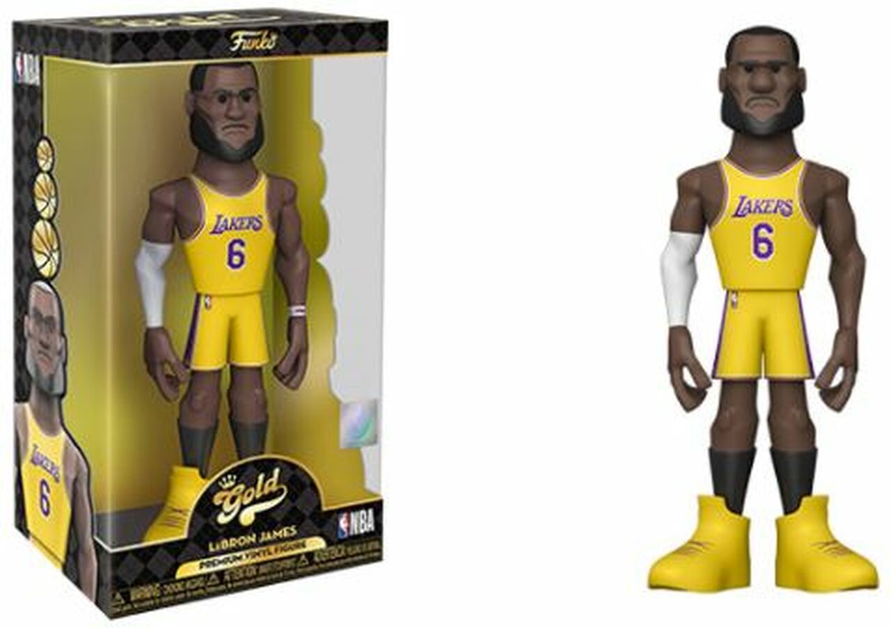 FUNKO GOLD NBA 12" LEBRON JAMES PREMIUM VINYL FIGURE - BRAND NEW!