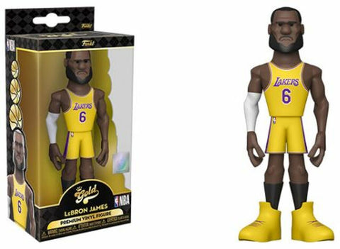FUNKO GOLD NBA 5" LEBRON JAMES PREMIUM VINYL FIGURE - BRAND NEW!