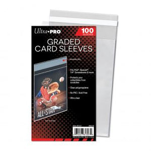 ULTRA PRO RESEALABLE GRADED SLABS SLEEVES BAGS (100 CT)