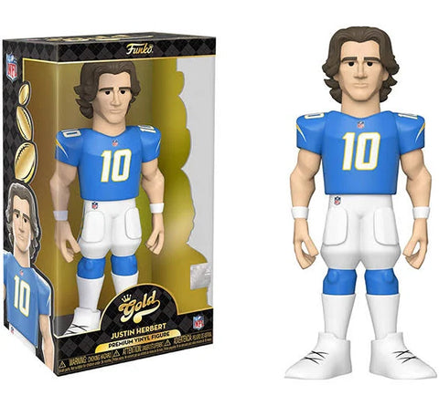 FUNKO GOLD NFL 12" JUSTIN HERBERT PREMIUM VINYL FIGURE