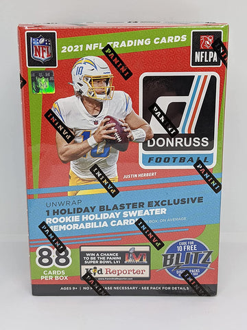 2021 PANINI DONRUSS NFL FOOTBALL HOLIDAY BLASTER BOXES