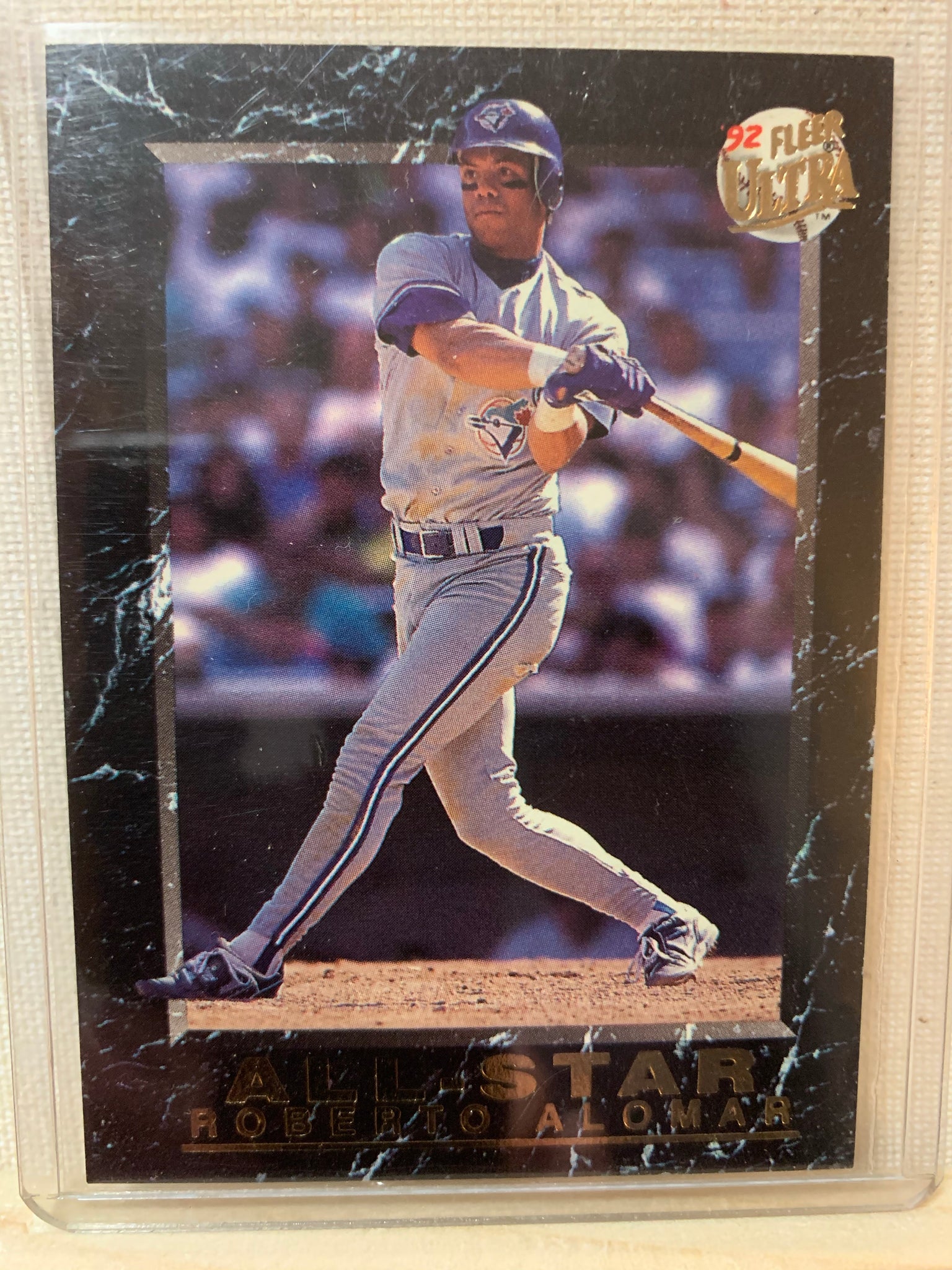 1992-93 FLEER ULTRA BASEBALL #2 OF 20 - ROBERTO ALOMAR ALL-STAR CARD RAW