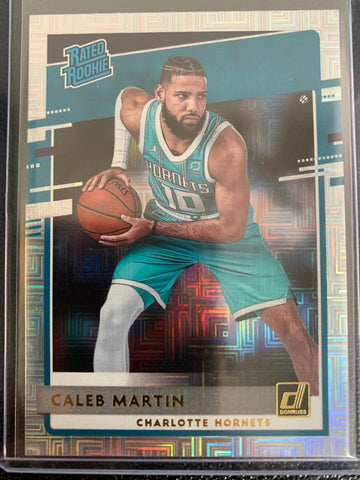 2020-2021 PANINI DONRUSS CHOICE NBA BASKETBALL #212 CHARLOTTE HORNETS - CALEB MARTIN CHOICE SILVER RATED ROOKIE CARD