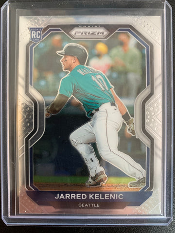 2021 PANINI PRIZM BASEBALL #81 SEATTLE MARINERS - JARED KELENIC PRIZM ROOKIE CARD