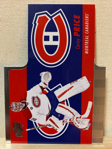 2015-16 TIM HORTONS HOCKEY #TH- 1 MONTREAL CANADIENS - DIE CUT CAREY PRICE CARD RAW