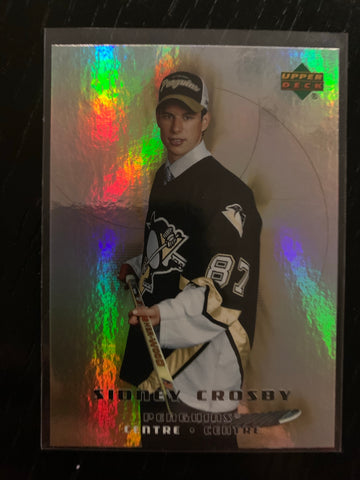 2005-06 MCDONALDS HOCKEY #51 PITTSBURGH PENGUINS - SIDNEY CROSBY ROOKIE CARD RAW