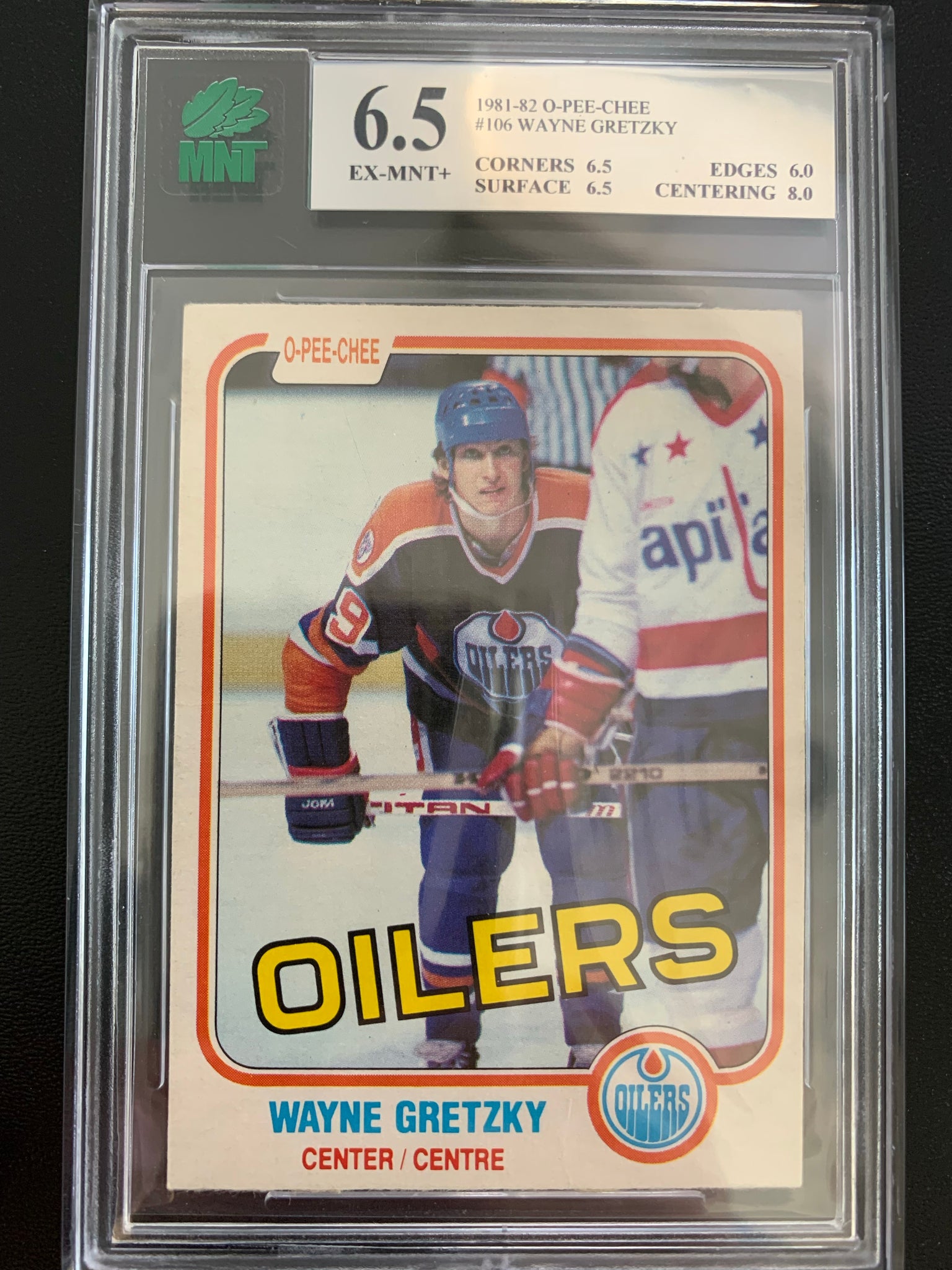 1981-82 O-PEE-CHEE HOCKEY #106 EDMONTON OILERS - WAYNE GRETZKY GRADED MNT 6.5 EX-MINT+