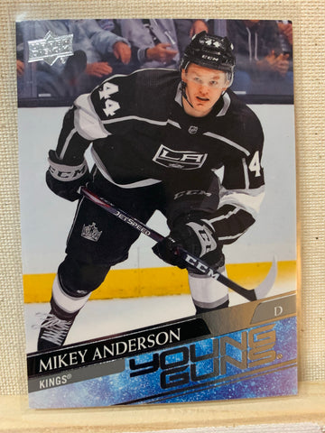 2020-21 UPPER DECK HOCKEY #233 LOS ANGELES KINGS - MIKEY ANDERSON YOUNG GUNS ROOKIE CARD RAW