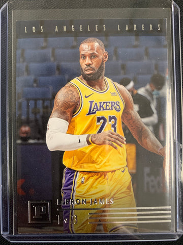 2020-2021 PANINI CHRONICLES NBA BASKETBALL #118 LOS ANGELES LAKERS - LEBRON JAMES CHRONICLES BASE