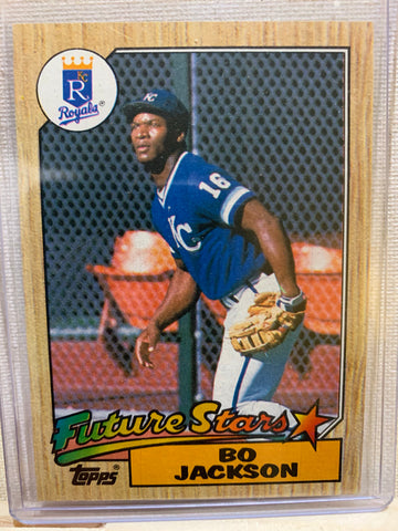 1987-88 TOPPS BASEBALL #170 - BO JACKSON ROOKIE CARD RAW