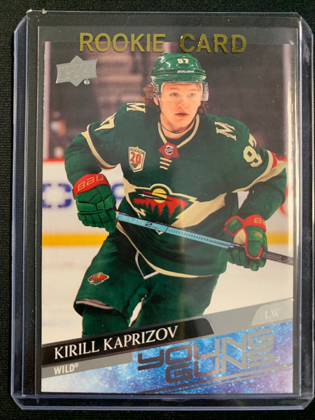 2020-21 UPPER DECK HOCKEY #451 MINNESOTA WILD - KIRILL KAPRIZOV YOUNG GUNS ROOKIE CARD