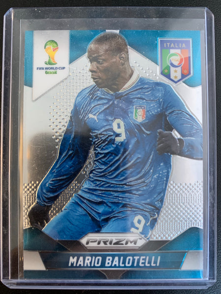 2014 PANINI PRIZM FIFA WORLD CUP SOCCER #132 - ITALIA - MARIO BALOTELLI PRIZM