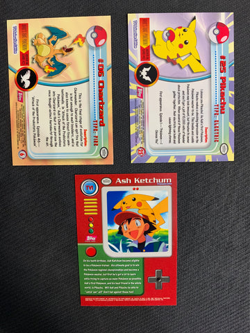 1999 TOPPS POKEMON SERIES 1 COMPLETE SET (RED LOGO) 90/90 - MINT CONDITION!
