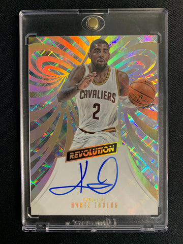 2015-16 PANINI REVOLUTION BASKETBALL #3 CLEVELAND CAVALIERS - KYRIE IRVING REVOLUTION ON CARD AUTOGRAPH