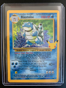 POKEMON 25TH ANNIVERSARY CELEBRATIONS - BLASTOISE 2/102