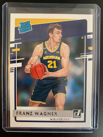 2021 PANINI CHRONICLES DRAFT PICKS BASKETBALL #34 ORLANDO MAGIC - FRANZ WAGNER CHRONICLES DONRUSS RATED ROOKIE CARD