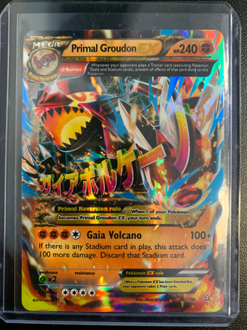 POKEMON PRIMAL CLASH PRIMAL GROUDON EX ULTRA RARE - 086/160 - PACK FRESH CONDITION