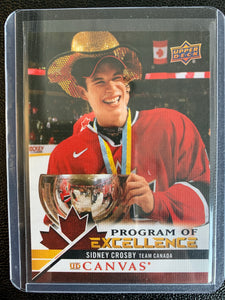 2020-21 UPPER DECK HOCKEY #C265 - SIDNEY CROSBY PROGRAM OF EXCELLENCE CARD