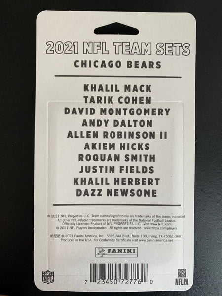 2021 PANINI DONRUSS NFL FOOTBALL TEAM SETS - CHICAGO BEARS