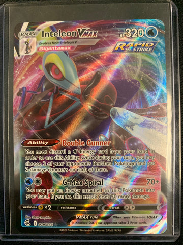 POKEMON SW&SH FUSION STRIKE -  INTELEON VMAX ULTRA RARE 079/264