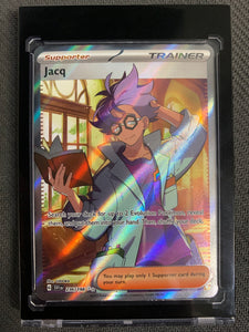 2023 POKEMON SCARLET & VIOLET JACQ FULL ART RARE TRAINER 236/198 - PACK FRESH!