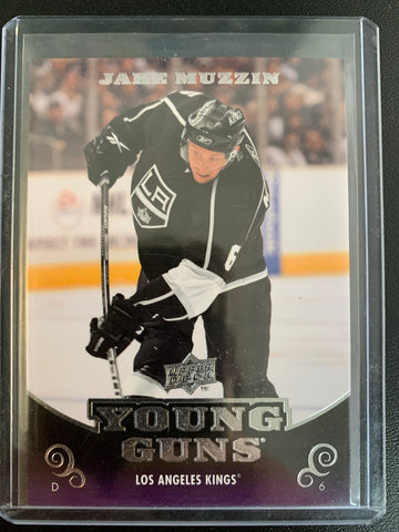 2010-2011 UPPER DECK HOCKEY #225 LOS ANGELES KINGS - JAKE MUZZIN YOUNG GUNS ROOKIE CARD