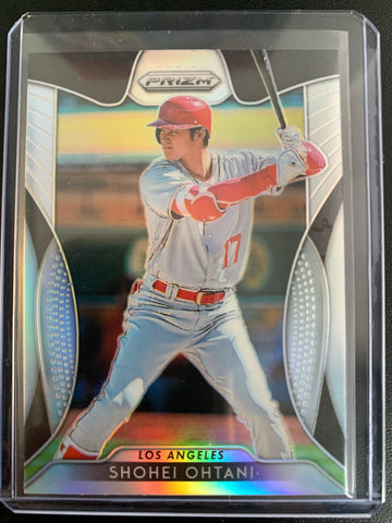 2019 PANINI PRIZM BASEBALL #153 LOS ANGELES ANGELS - SHOHEI OHTANI SILVER PRIZM 2ND YEAR CARD