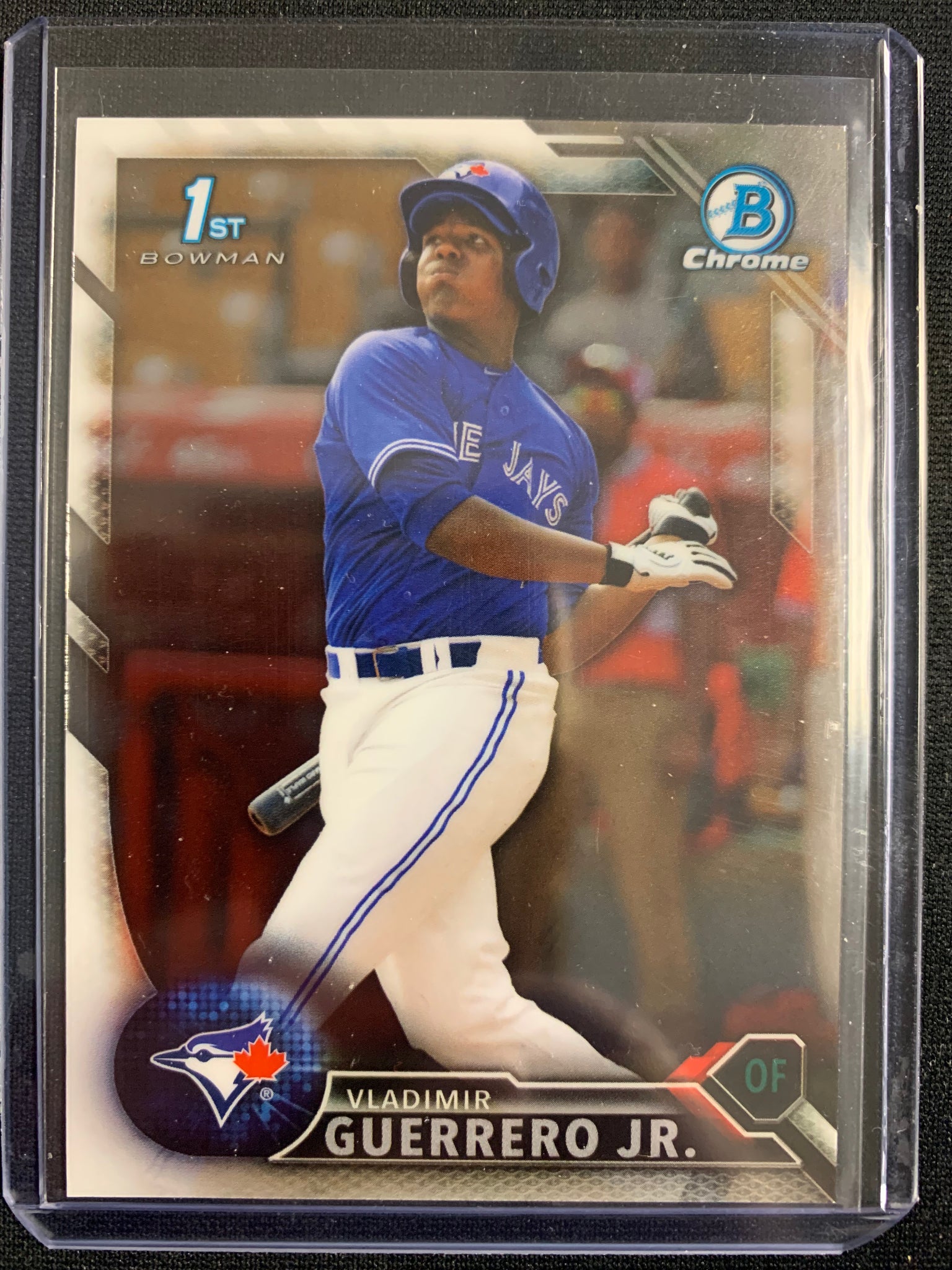 2016 BOWMAN BASEBALL #BCP55 TORONTO BLUE JAYS - VLADIMIR GUERRERO BOWMAN CHROME 1ST ROOKIE CARD