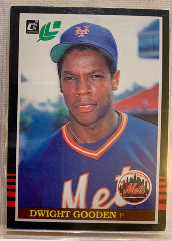 1985-86 LEAF DONRUSS BASEBALL #234 NEW YORK METS - DWIGHT GOODEN ROOKIE CARD RAW