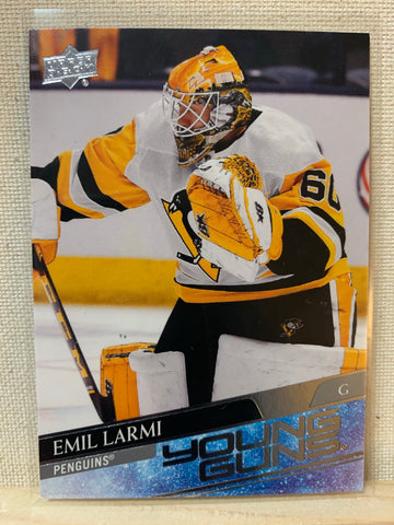 2020-21 UPPER DECK HOCKEY #236 PITTSBURGH PENGUINS - EMIL LARMI YOUNG GUNS ROOKIE CARD RAW