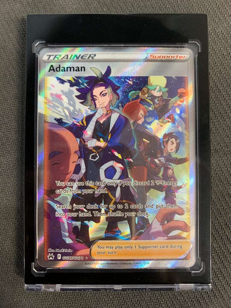adaman card pokemon 2023 POKEMON SW&SH CROWN ZENITH FULL ART TRAINER ADAMAN GG57/GG70