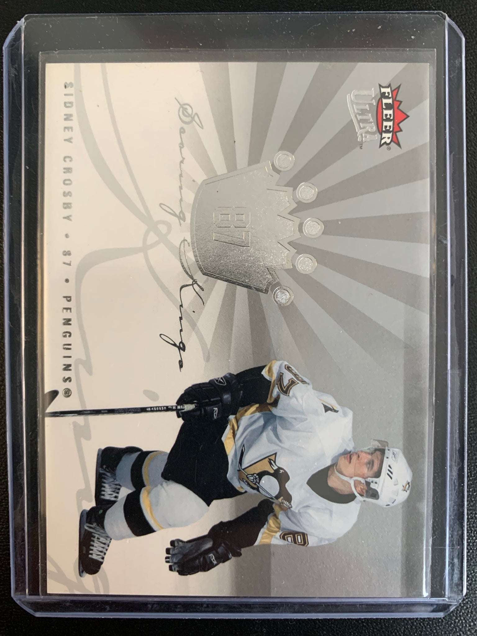 2005-06 FLEER ULTRA HOCKEY #SK11 PITTSBURGH PENGUINS - SIDNEY CROSBY SCORING KINGS ROOKIE CARD