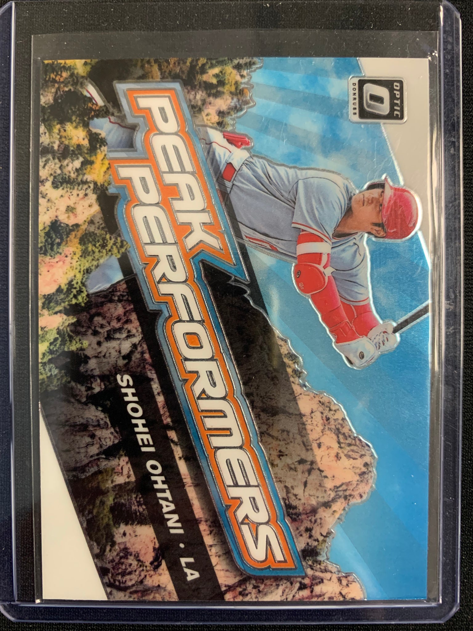 2019 PANINI DONRUSS OPTIC BASEBALL #PP-1 LOS ANGELES ANGELS - SHOHEI OHTANI PEAK PERFORMERS INSERT CARD