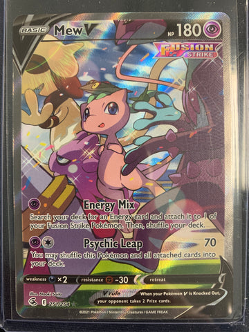POKEMON SW&SH FUSION STRIKE - MEW V ULTRA RARE ALT ART - 251/264