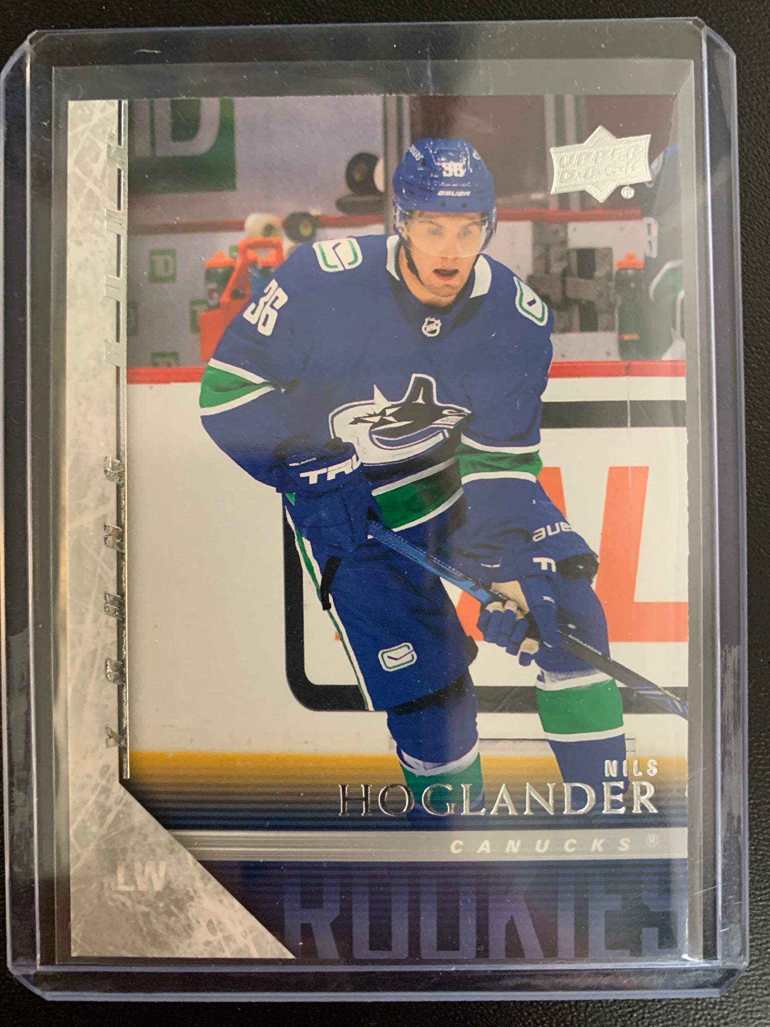 2020-21 UPPER DECK EXTENDED HOCKEY #T-79 VANCOUVER CANUCKS - NILS HOGLANDER 05-06 YOUNG GUNS RETRO ROOKIE CARD
