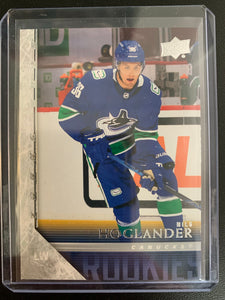 2020-21 UPPER DECK EXTENDED HOCKEY #T-79 VANCOUVER CANUCKS - NILS HOGLANDER 05-06 YOUNG GUNS RETRO ROOKIE CARD