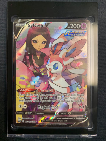 2022 POKEMON SW & SH BRILLIANT STARS SYLVEON V ALT ART ULTRA RARE TRAINER GALLERY TG14/TG30