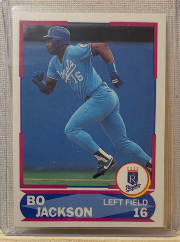 1990-91 SCORE YOUNG SUPERSTAR BASEBALL #1 - BO JACKSON CARD RAW