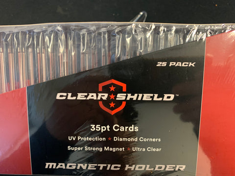 CLEAR SHIELD 35 POINT MAGNETIC HOLDER - PACKAGE OF 25